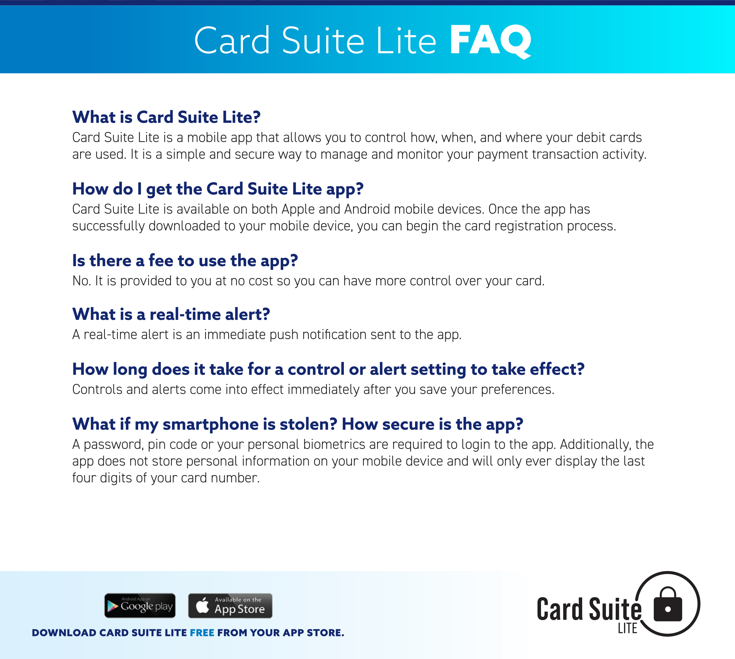 Card Suite Lite App - Garden City Teachers Federal Credit Union